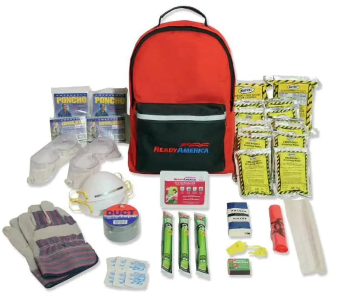 A Hurricane Kit having Hurricane Emergency Supplies